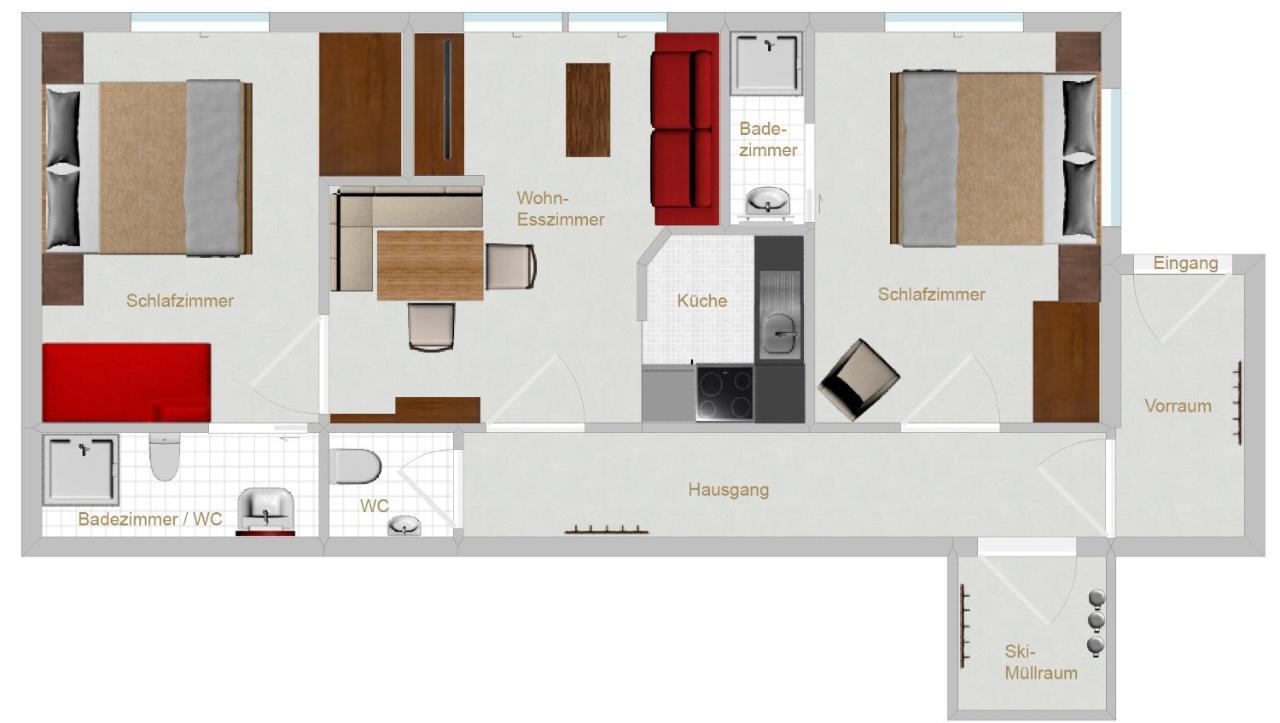 朗根费尔德Haus Suban公寓 外观 照片